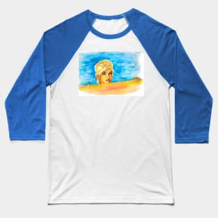 Pool scene Baseball T-Shirt